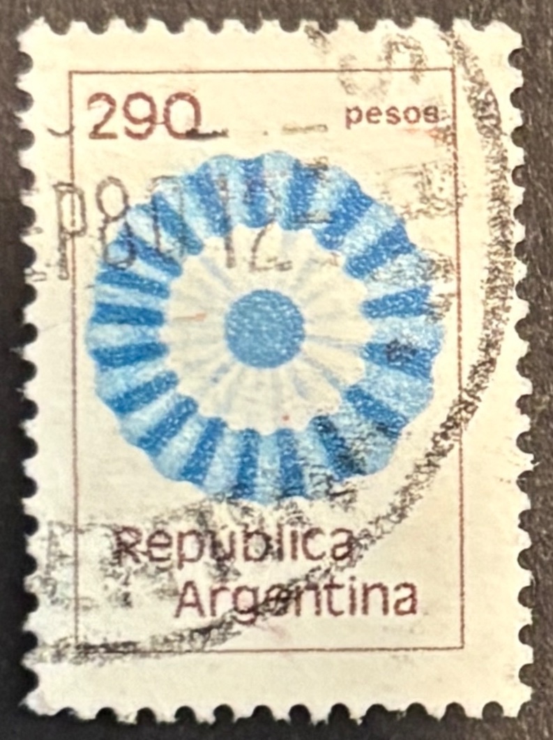 Sello Usado Argentina : Escarapela Nacional - 1979 - 290 $L