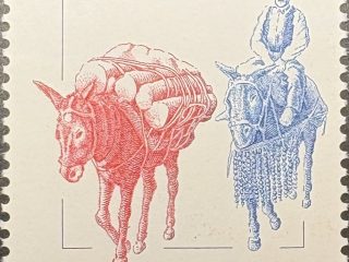 Sello Andorra 1988 - Transportes del pasado - 45 Ptas - Nuevo